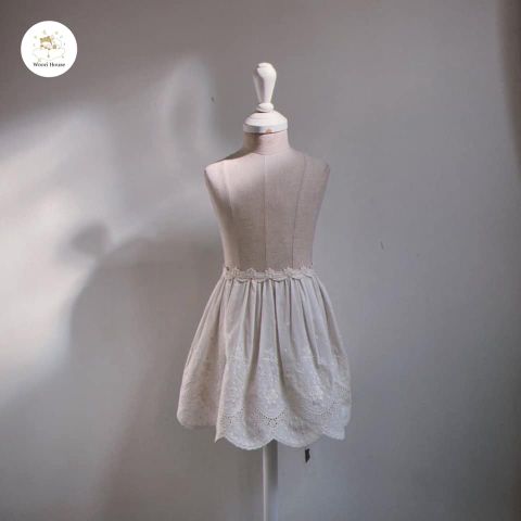 Yếm Chacha cotton thêu ren