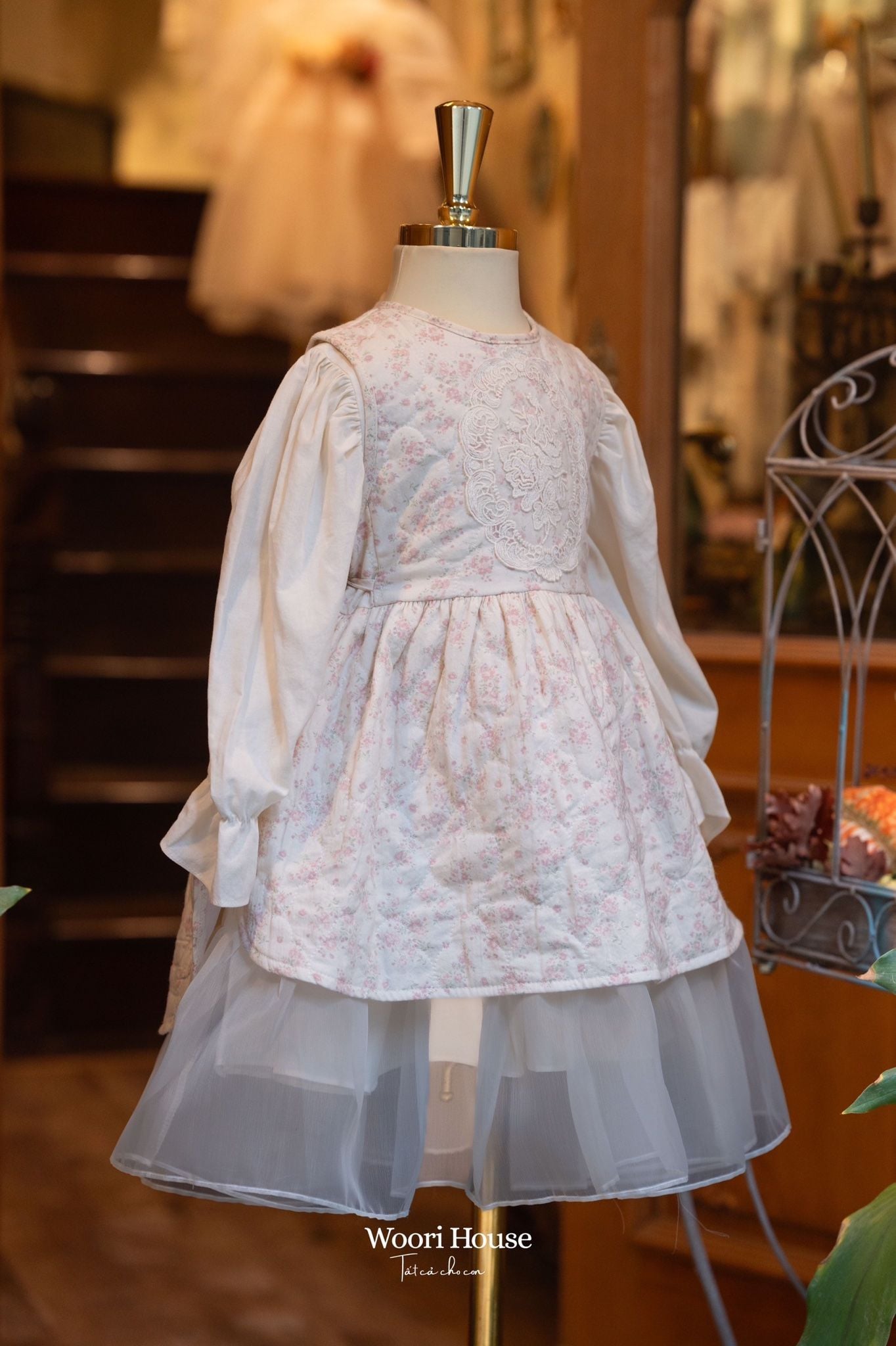 EC- Váy yếm gile Isabel trần bông