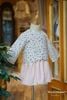 AR- Áo khoác Violet Flower trần bông