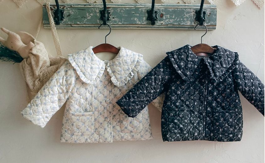 FL - Áo khoác Winter trần bông cổ thủy thủ