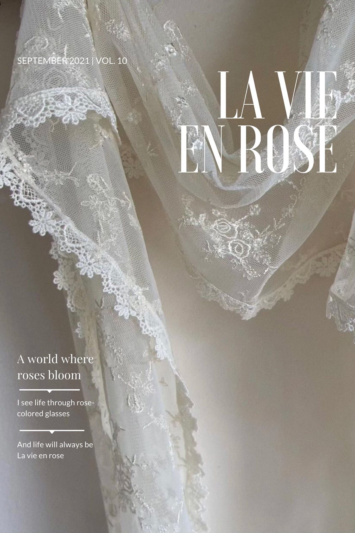 Khăn ren Lavie en rose