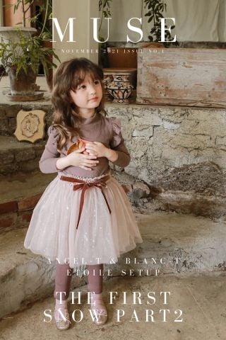 Áo Angel T bèo vai +  chân váy Etoile Twinkle liền legging