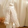 AR- Áo khoác Violet Flower trần bông