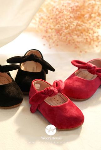 Giày Velvet Ribbon nhung