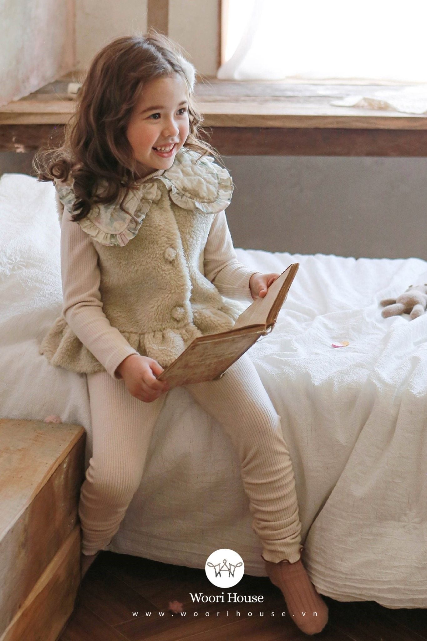 Quần legging mimi chun gấu cotton phủ nhung Special