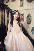 Premium - Váy Premium Pink Satin hồng sát nách cài nơ