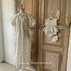 HBB - Suit Gloria tay viền ren xanh lá