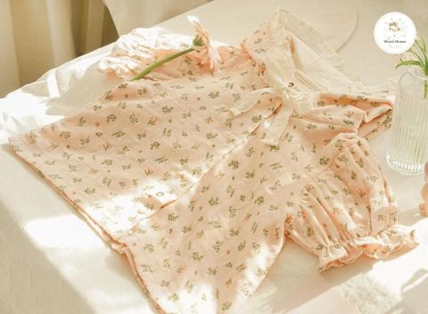 AR Áo Bunny Flower Pink