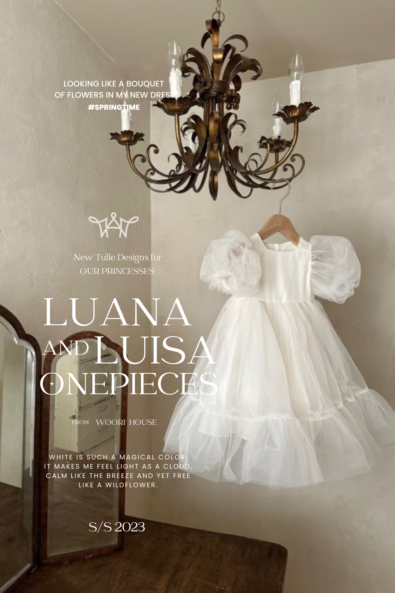 Váy Luisa voan bồng