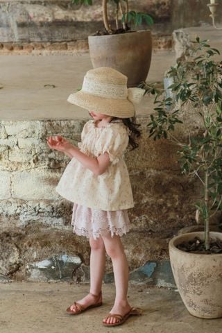 FL Mũ Shasha nơ ren