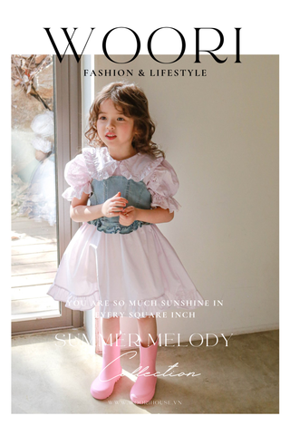 FL Áo ghile Rosa denim