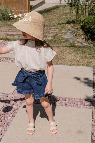 FL Áo Mignon Blouse tay bèo