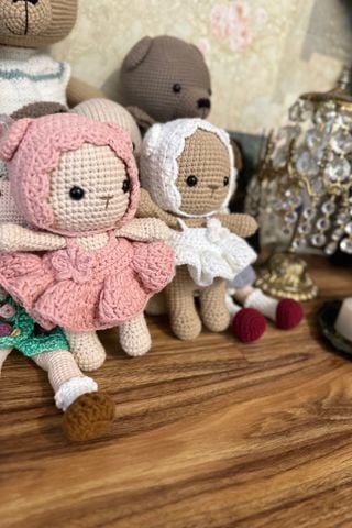 Crochet Gấu Baby Ballet