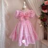 EC Váy Bon Gingham hồng SPECIAL