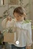 NN Áo Clover Blouse kẻ trám