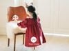 Váy Garnet Donatella đỏ phối ren