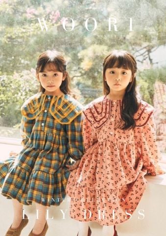 Váy Love Me cổ thủy thủ thêu zigzag