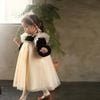LC - Váy Velvet Catherine phối tulle voan bồng