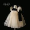 LC - Váy Velvet Catherine phối tulle voan bồng