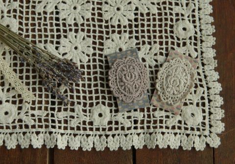 FL Set cặp Poppin phối ren vintage