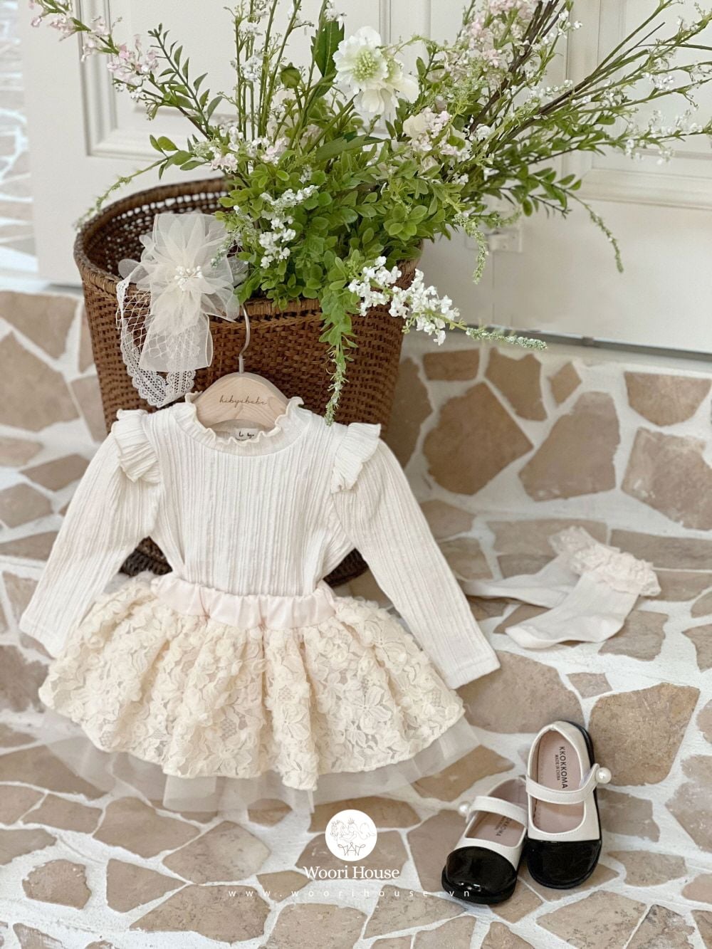 HBB Chân váy Ariel nơ lụa