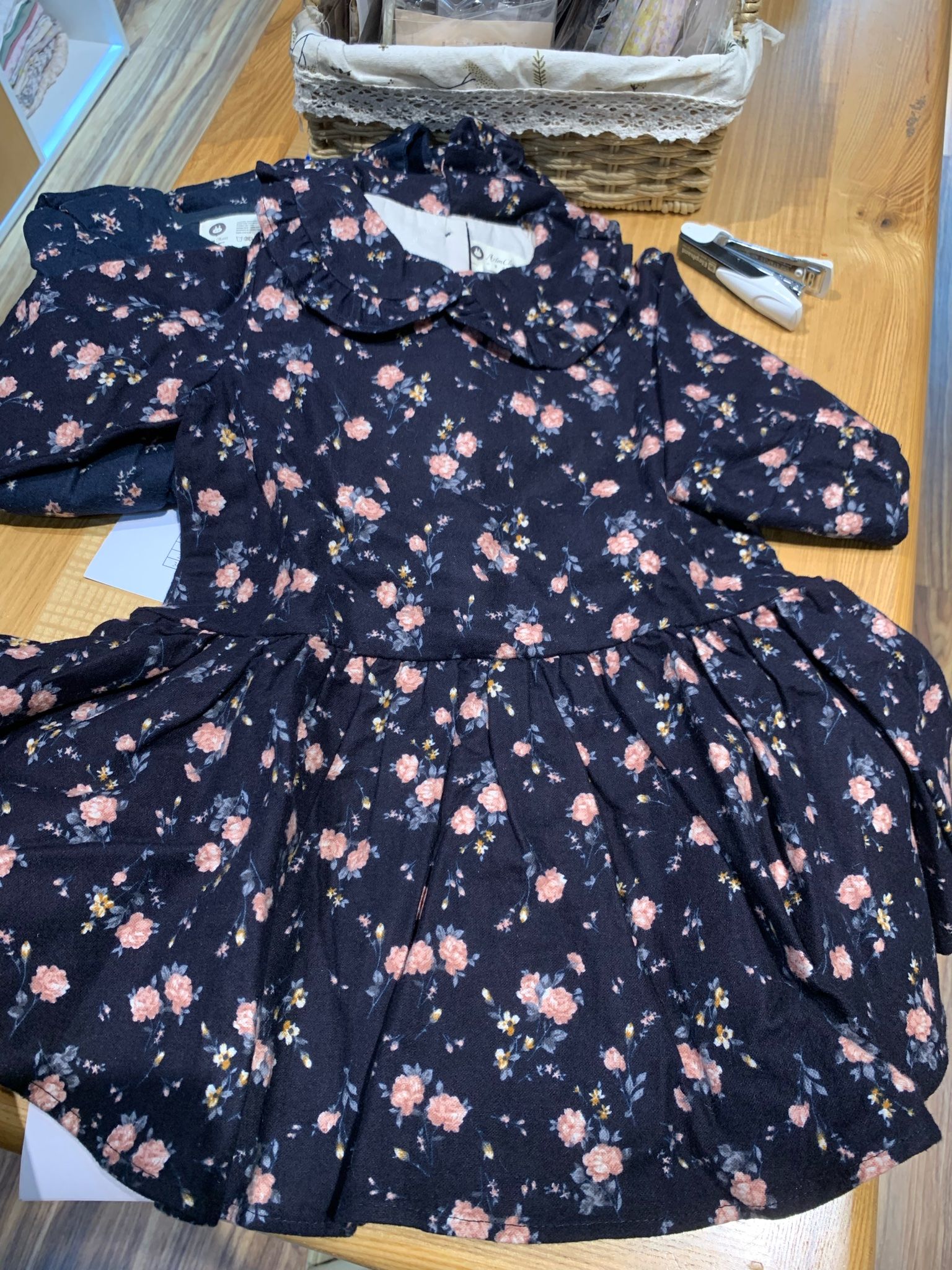 AR- Váy Navy Dark Blue cotton 2 lớp