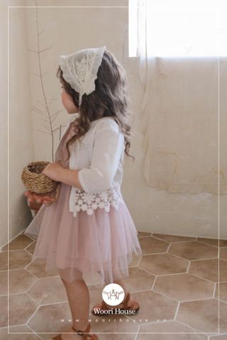 Áo Cardigan Ray gấu ren special