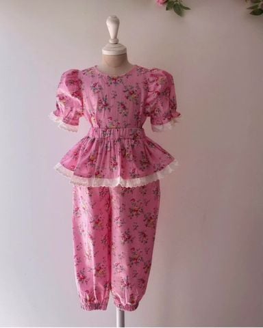 EC - Set Pink Rose bo gấu