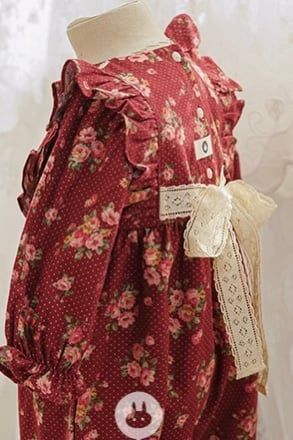 Bodysuit Floral Scarlet