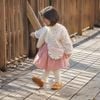 AR- Áo khoác Violet Flower trần bông