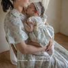 HBB - Suit Gloria tay viền ren xanh lá