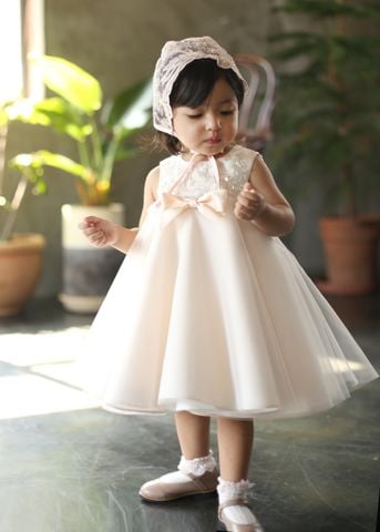 LC- Váy thủ công Arianne nơ ngực
