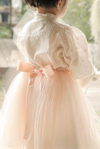 AR Chân váy Cloud Ribbon nơ lụa