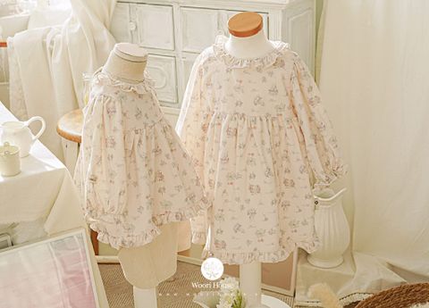 AR-Váy Muse hoa thỏ cổ bèo