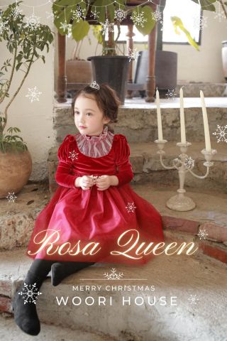 FL Váy Rosa Queen nhung phủ voan lấp lánh