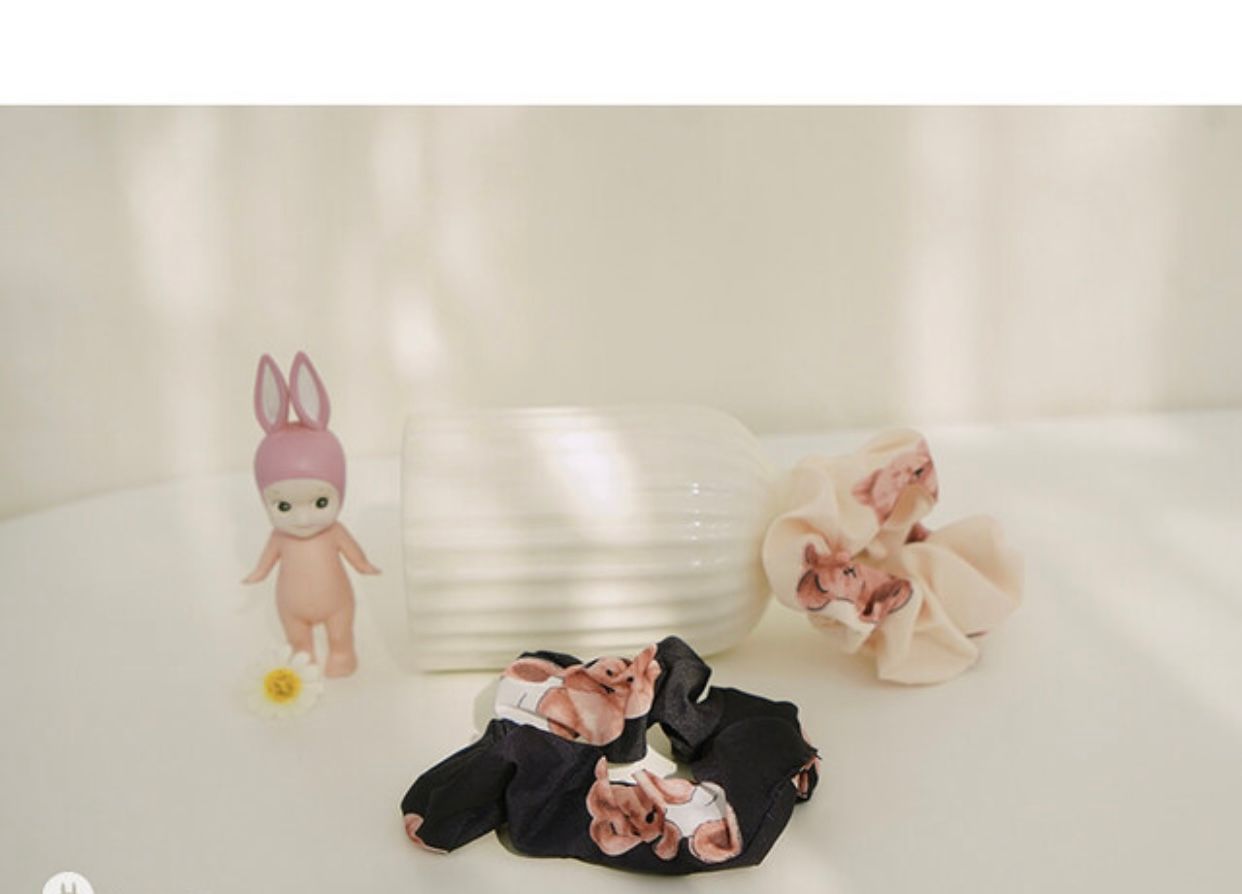 AR - Buộc tóc Teddy Bear