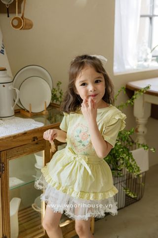 FL Yếm Greece thêu hoa ngực