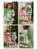FL - Áo Mandarin Blouse hoa gấu ren
