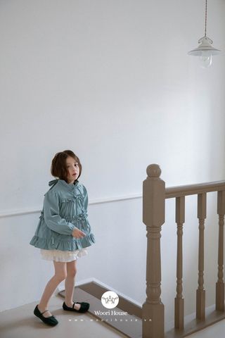 NN - Áo khoác Ribbon viền nhún