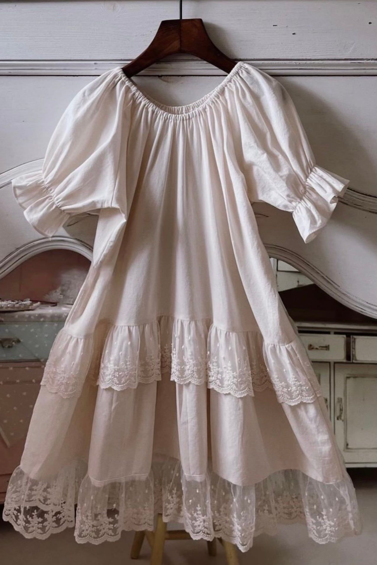 Váy Moon River cổ chun special