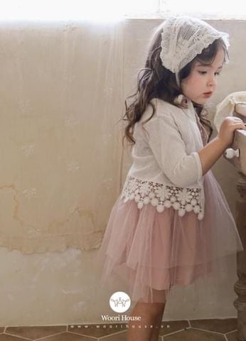 Áo Cardigan Ray gấu ren special