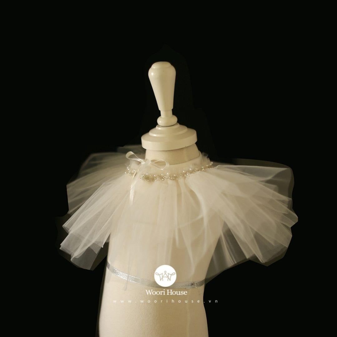 LC - Yếm cổ voan Anne đính ngọc