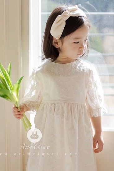 Bờm nơ Cotton Linen