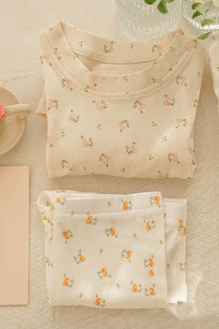 Set Homewear Cotton hoa nhí