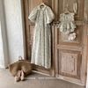 HBB - Suit Gloria tay viền ren xanh lá