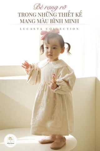 AR - Váy Romantic Flora phối yếm ren