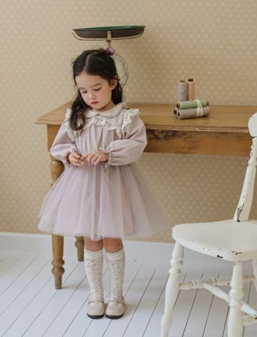 FL - Váy Claudel voan bồng
