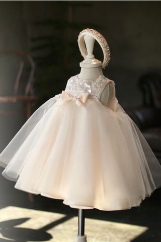 LC- Váy thủ công Arianne nơ ngực