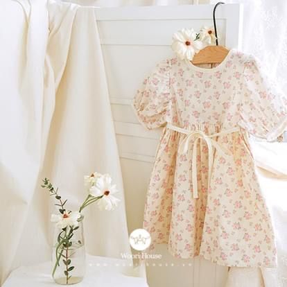 AR Váy Rosie hoa nhí hồng