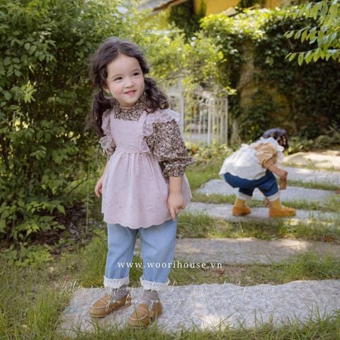 FL - Yếm Serna cotton thêu ren